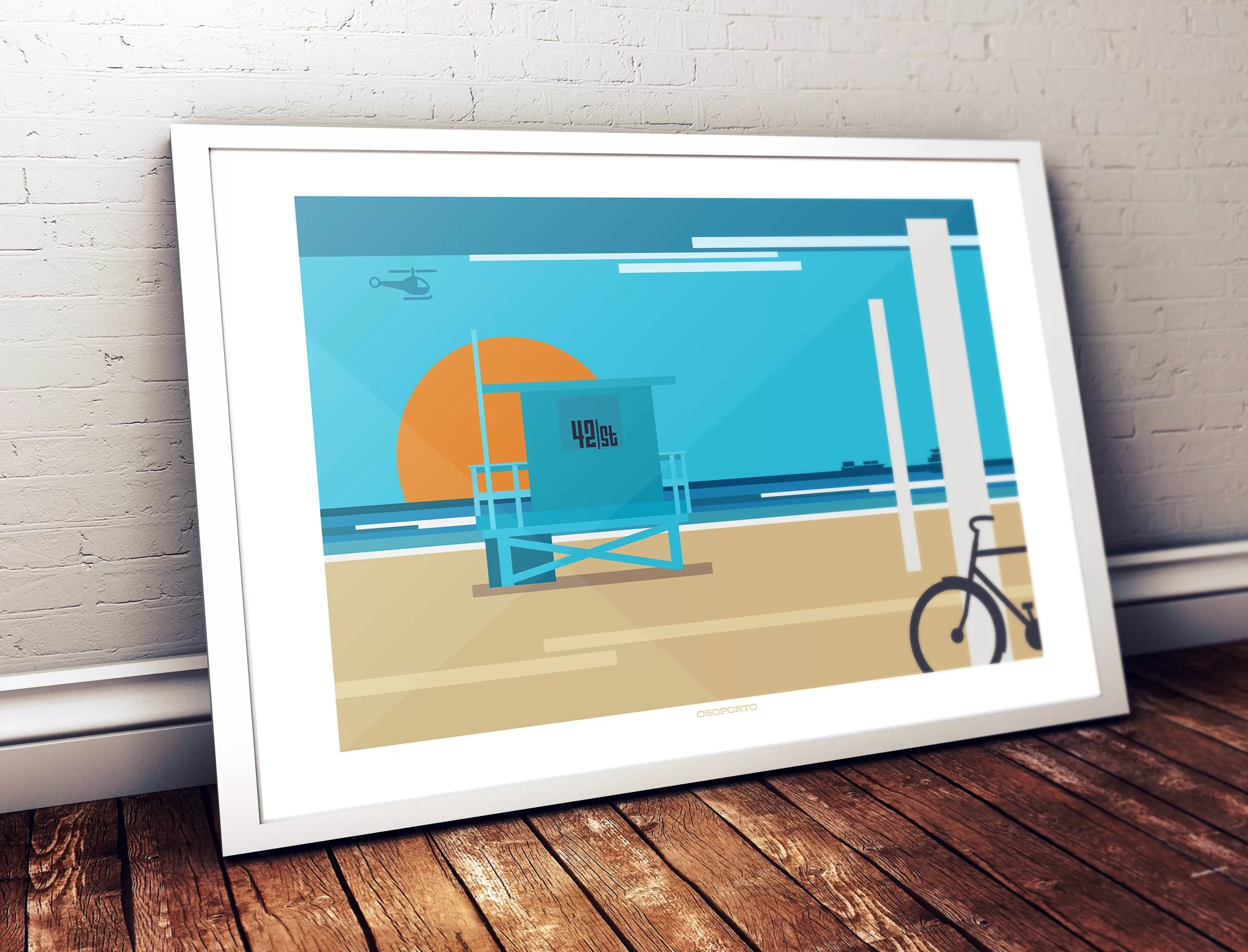 Custom Lifeguard Tower Graphic Print