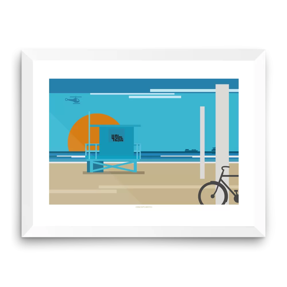 Custom Lifeguard Tower Graphic Print