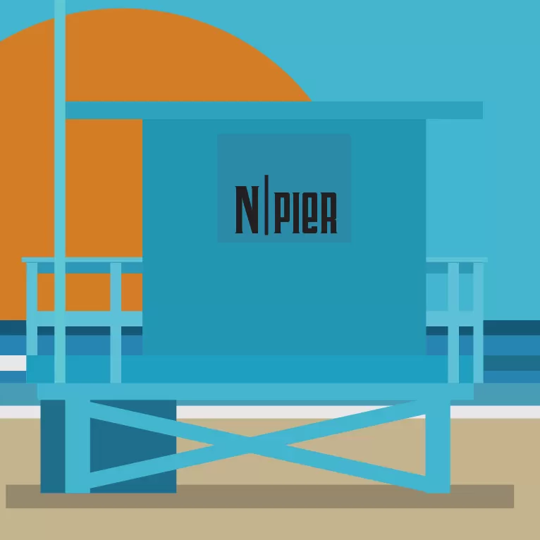 Custom Lifeguard Tower Graphic Print