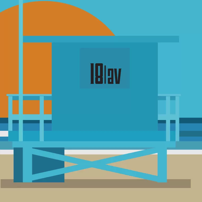 Custom Lifeguard Tower Graphic Print