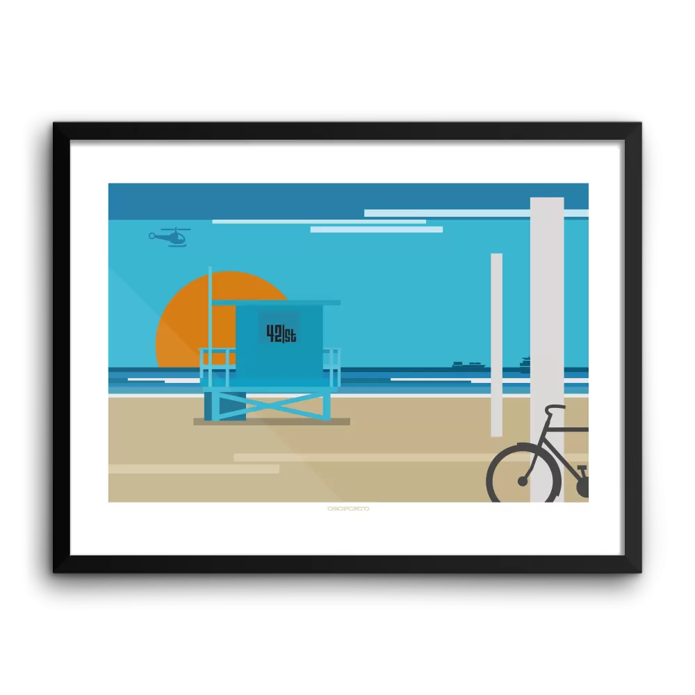 Custom Lifeguard Tower Graphic Print