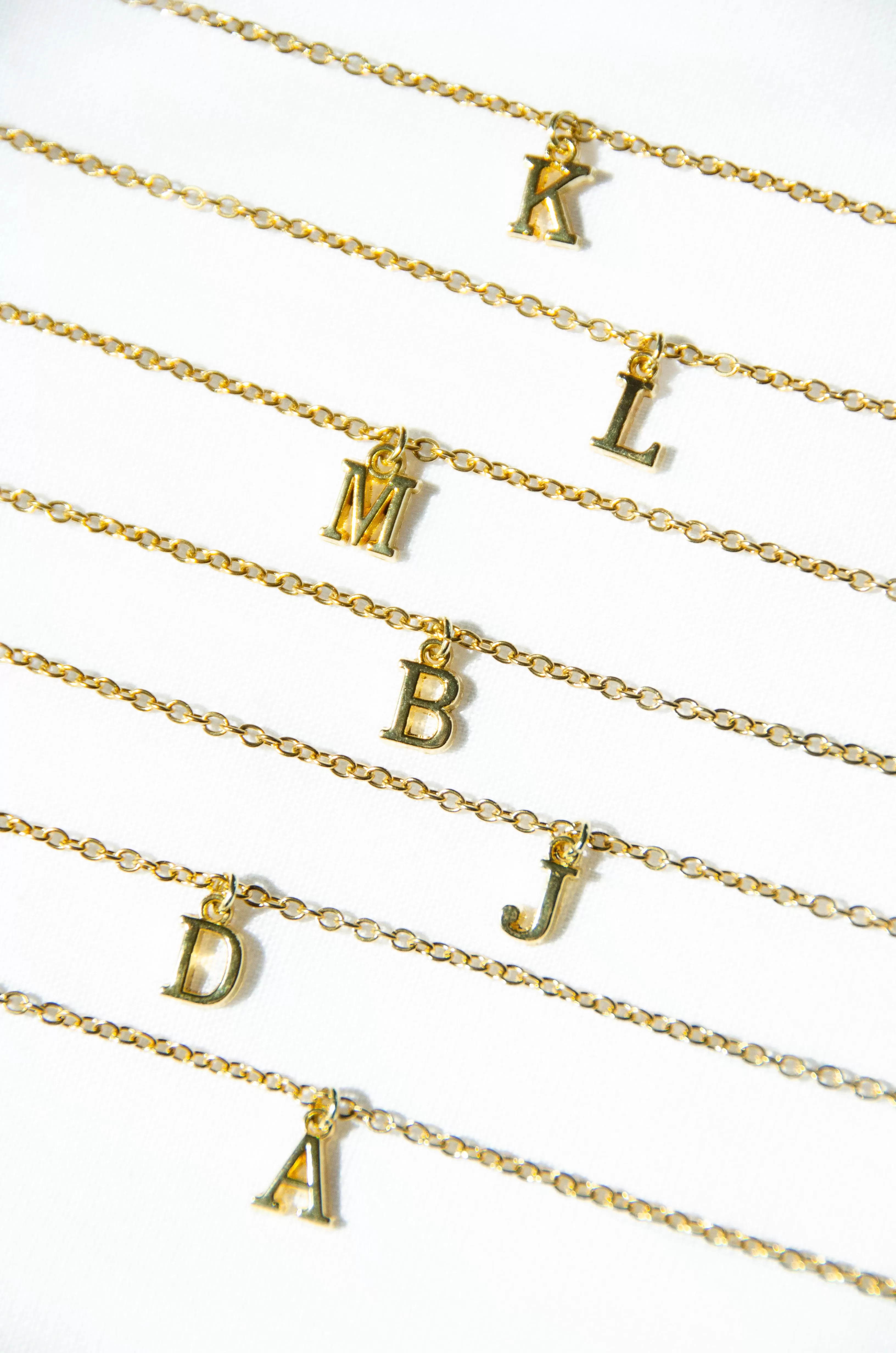 Custom Mom 14K Gold Initial Necklace Gift