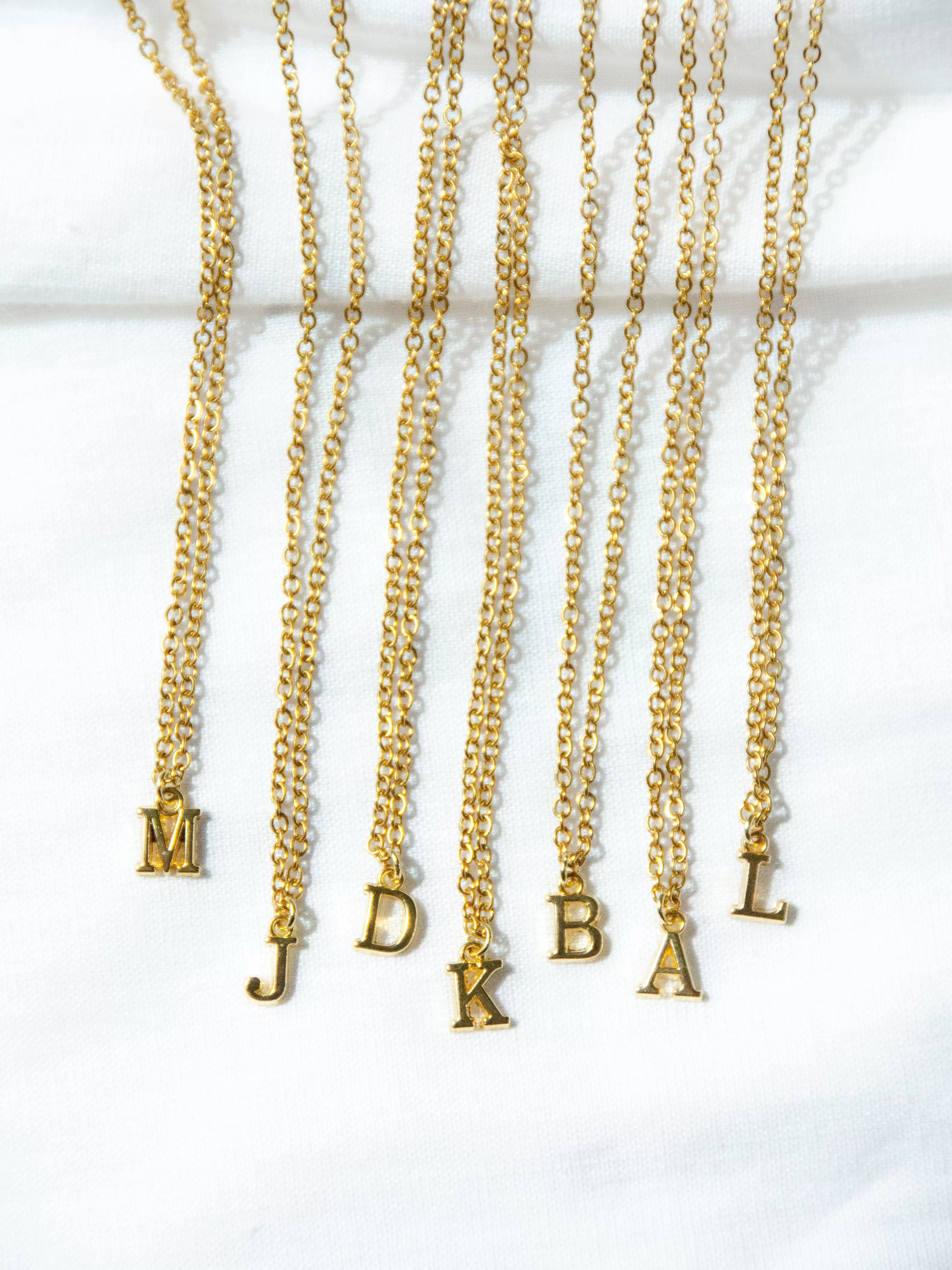 Custom Mom 14K Gold Initial Necklace Gift