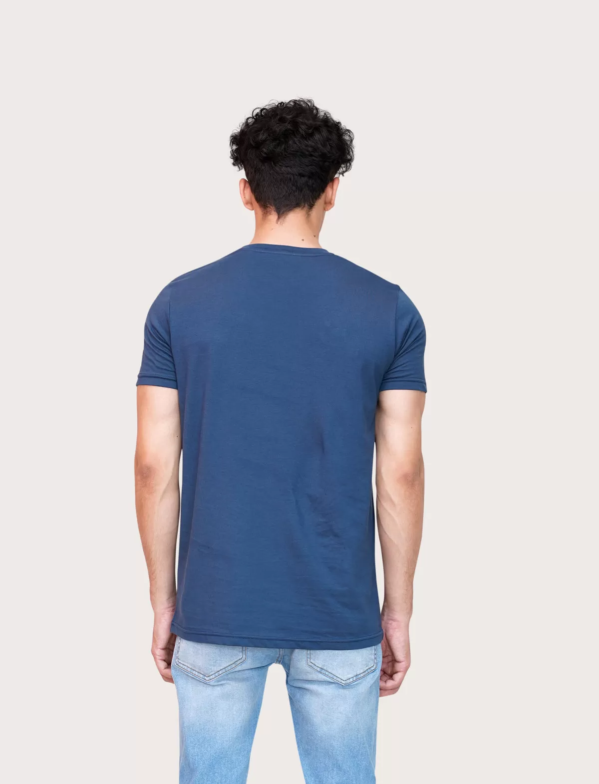 Dark Blue Basic T-shirt