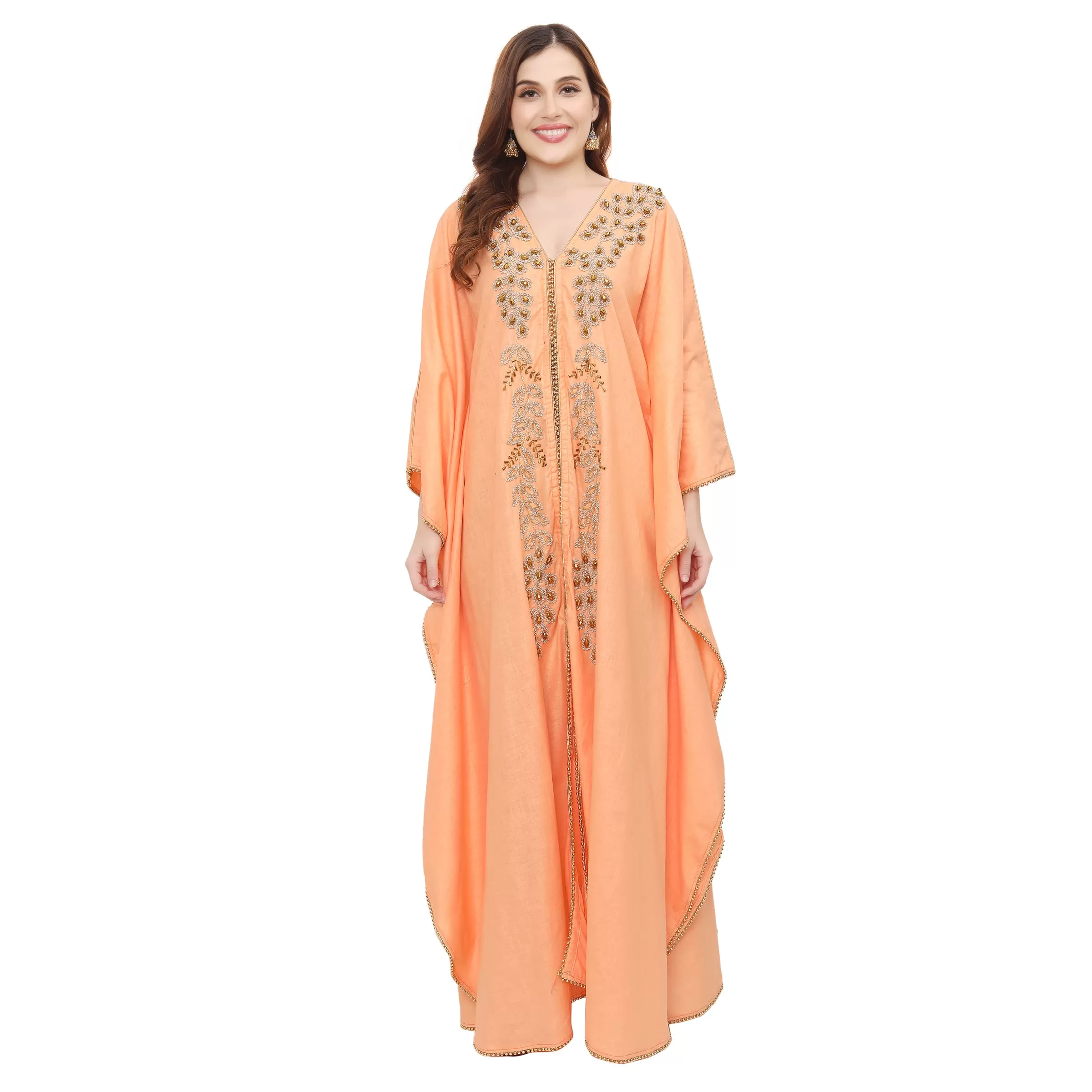 Designer Khaleeji Thobe Modern Kaftan Party Maxi Dress