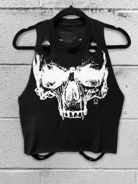 DESTRUCTION  CROP TANK TOP