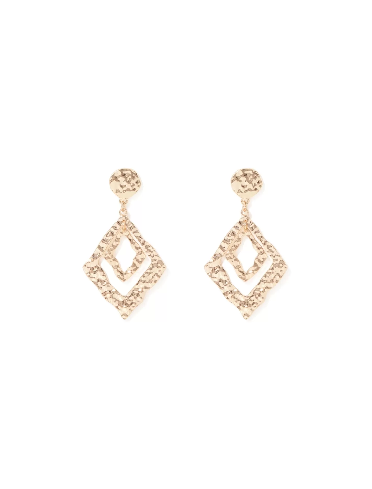 Diamond Textured Earrings