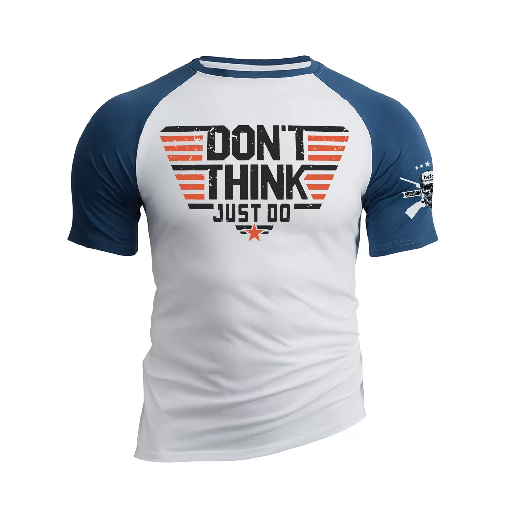 DON'T THINK JUST DO RAGLAN GRAPHIC TEE