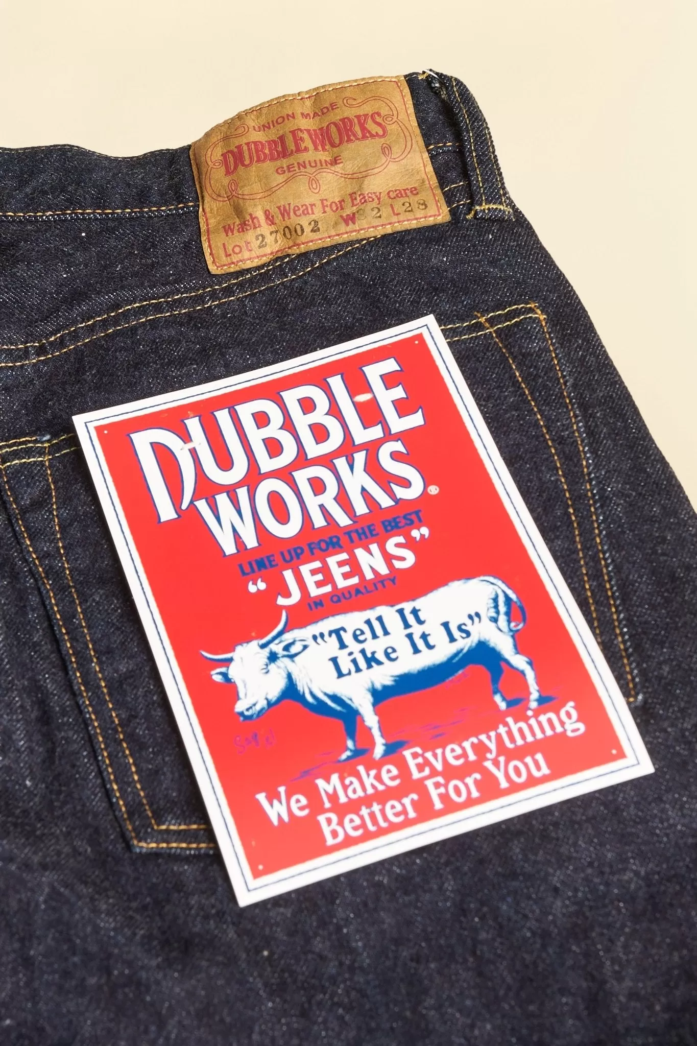 Dubble Works Lot 27002 Baggy Selvedge Denim