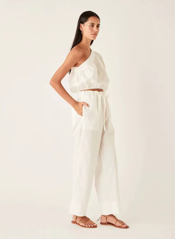 Esmaee La Vista Pant - White