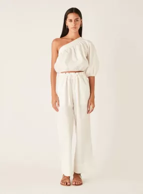 Esmaee La Vista Pant - White