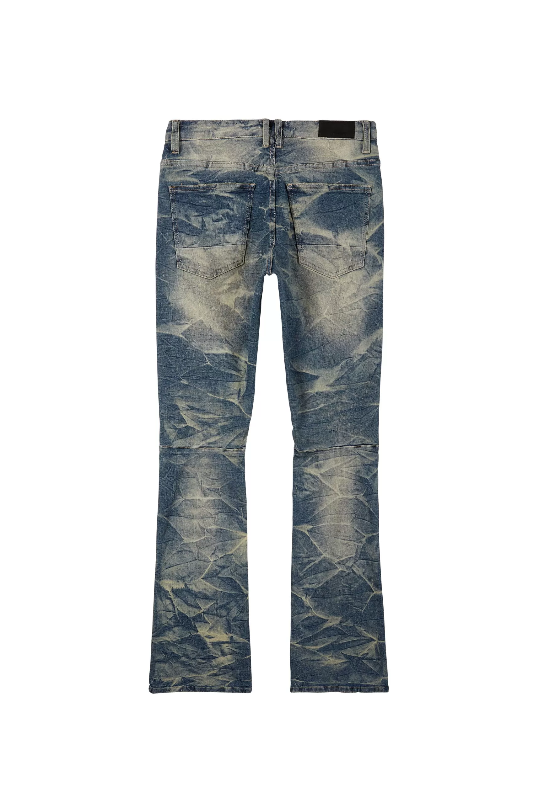 Essential Stacked Denim Jeans - Hunter Blue