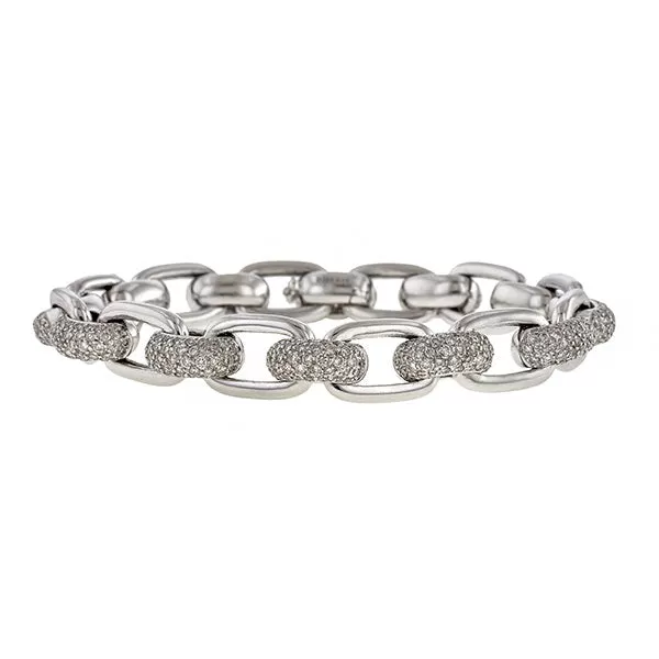 Estate Diamond Link Bracelet