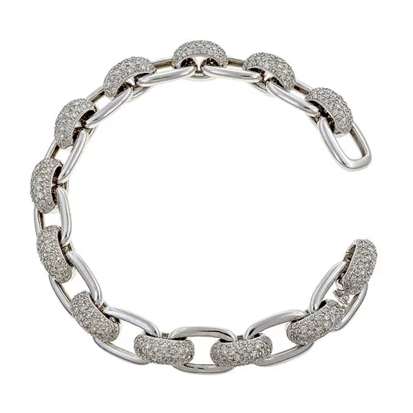 Estate Diamond Link Bracelet