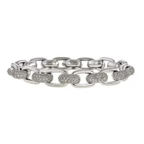 Estate Diamond Link Bracelet