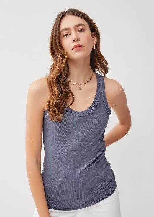 Everyday Ribbed Stretch Tank Tops - 4 Colors!