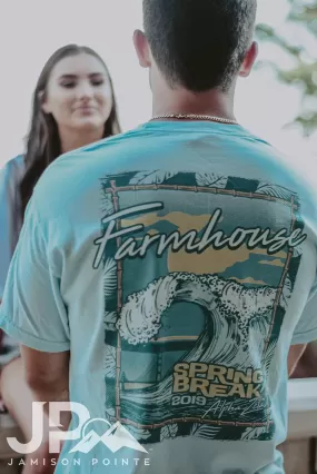 Farmhouse Spring Break Wave Tee