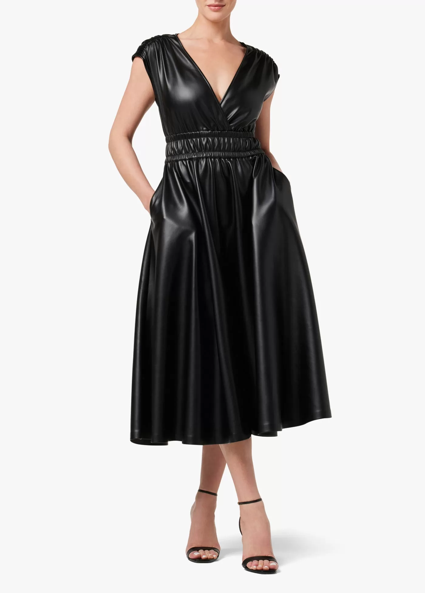 FELICITY VEGAN LEATHER DRESS