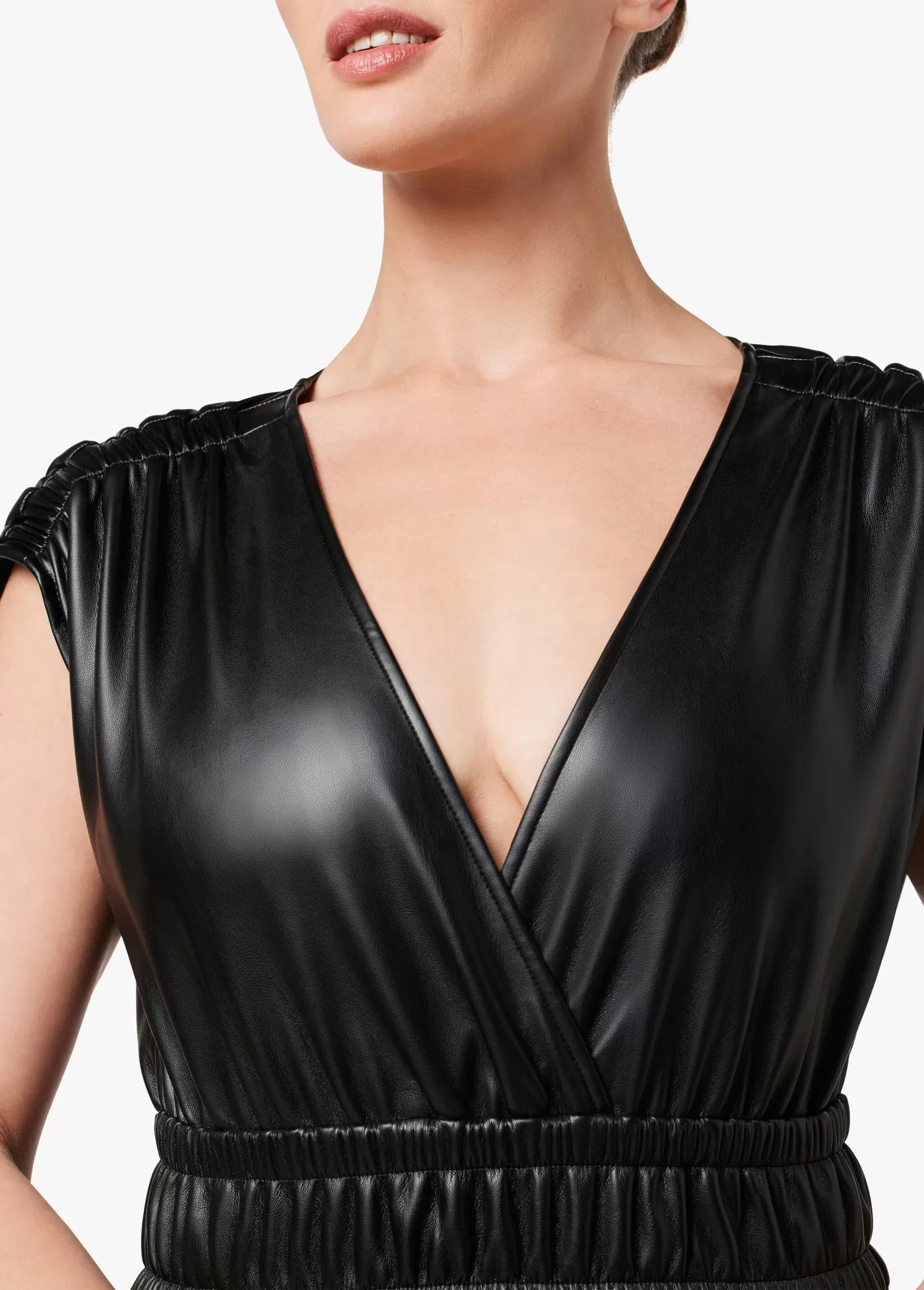 FELICITY VEGAN LEATHER DRESS