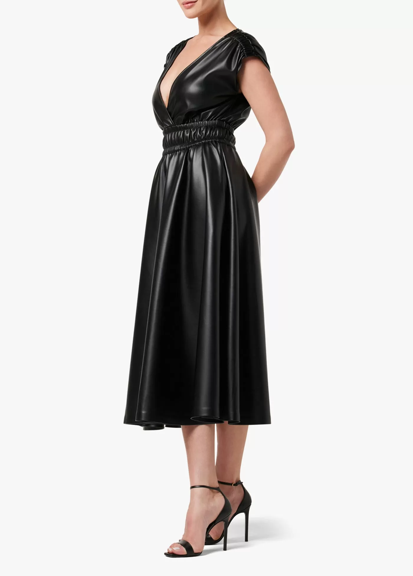 FELICITY VEGAN LEATHER DRESS