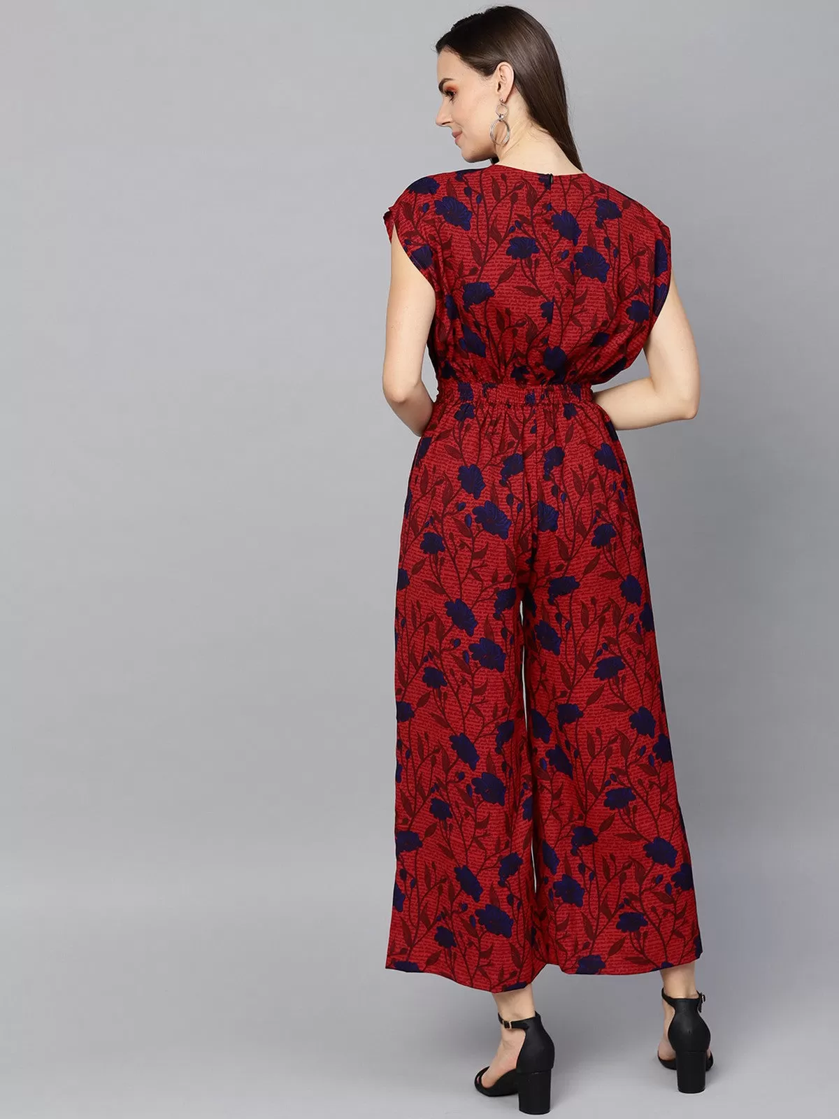 Floral Printed Jumpsuit