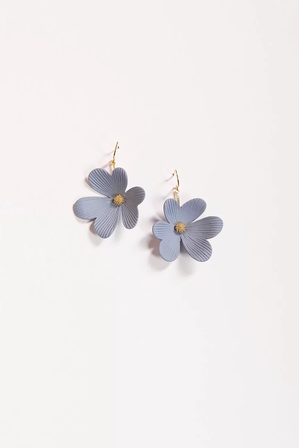 Flower Earrings in Flint