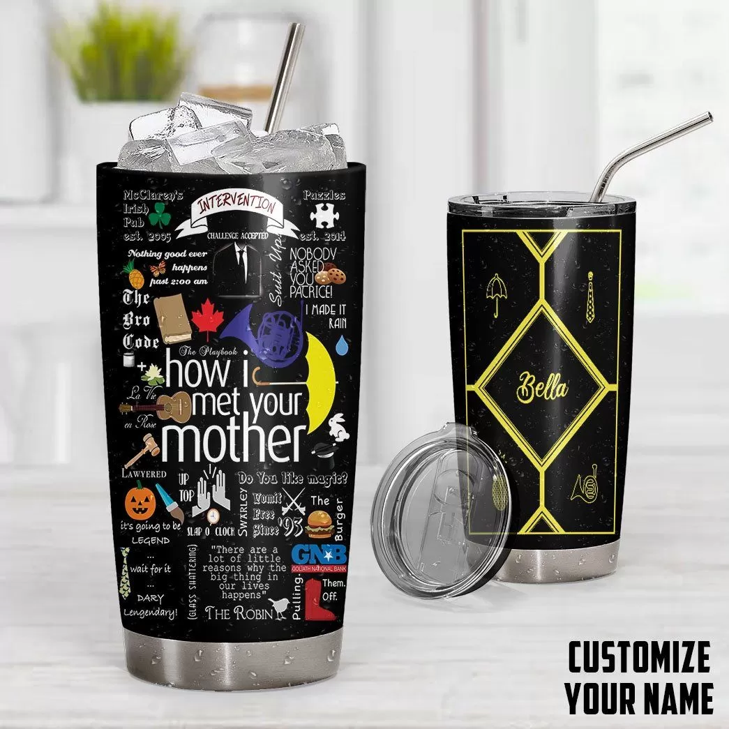 Gearhuman 3D How I Met Your Mother Mothers Day Gift Custom Name Design Insulated Vacuum Tumbler