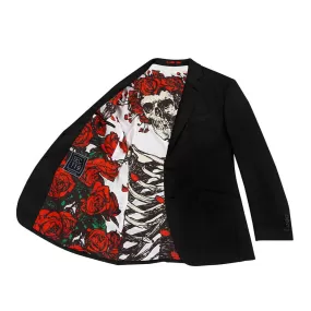 Grateful Dead Black Bertha Lined Sports Coat