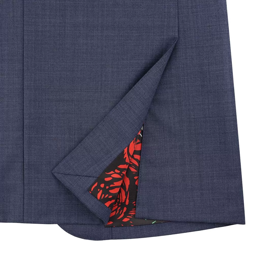 Grateful Dead Blue Sharkskin Bertha Lined Sport Coat