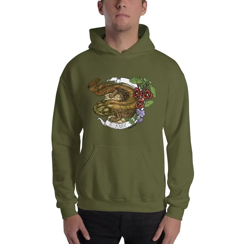 Hellbender Snot Otter Banner Unisex Hoodie