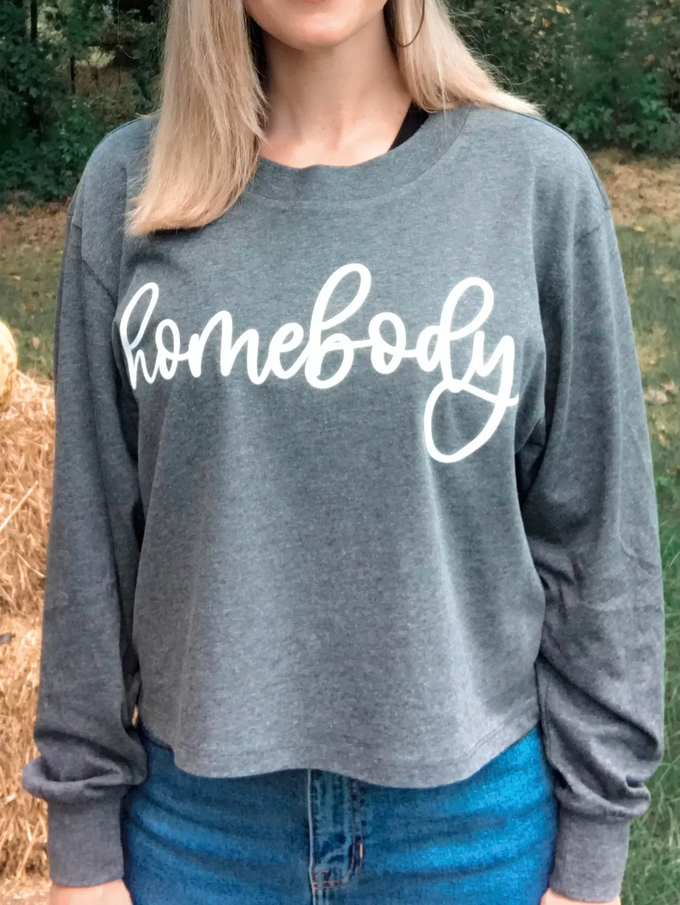 Homebody Long Sleeve Crop Top