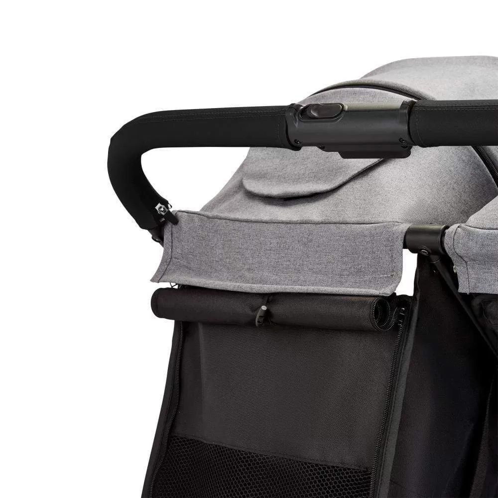 Ickle Bubba Venus Max Double Stroller Black / Space Grey / Black