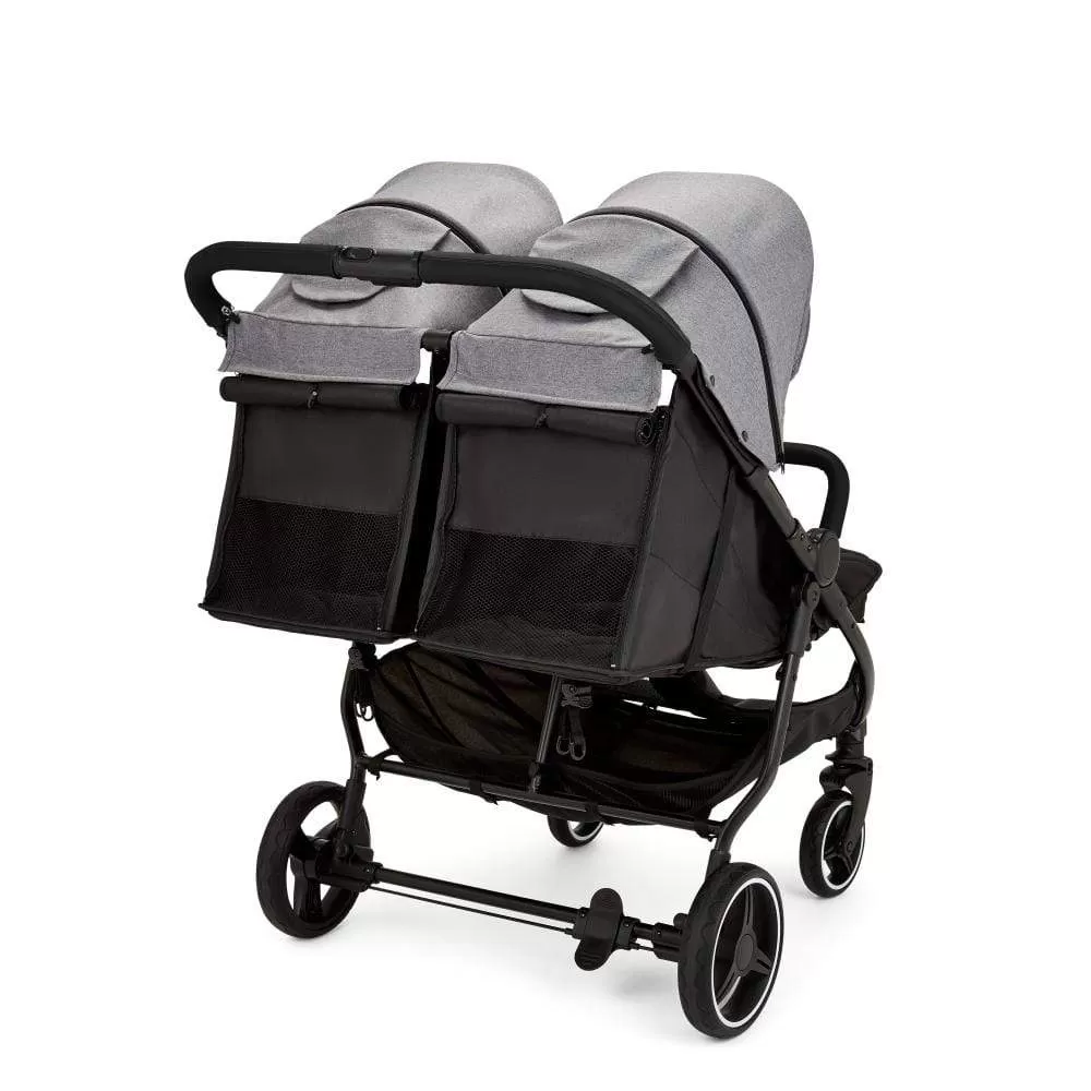 Ickle Bubba Venus Max Double Stroller Black / Space Grey / Black