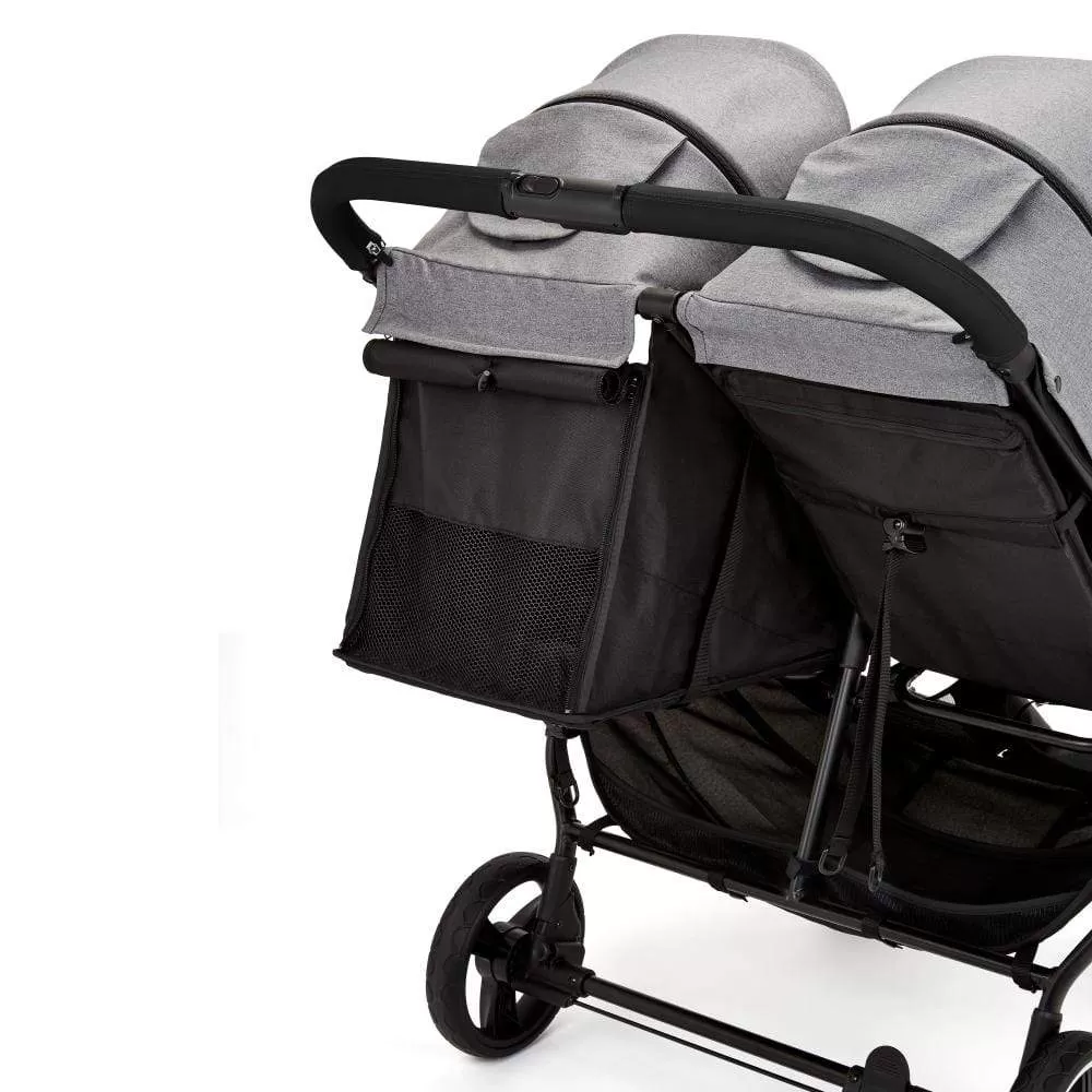 Ickle Bubba Venus Max Double Stroller Black / Space Grey / Black