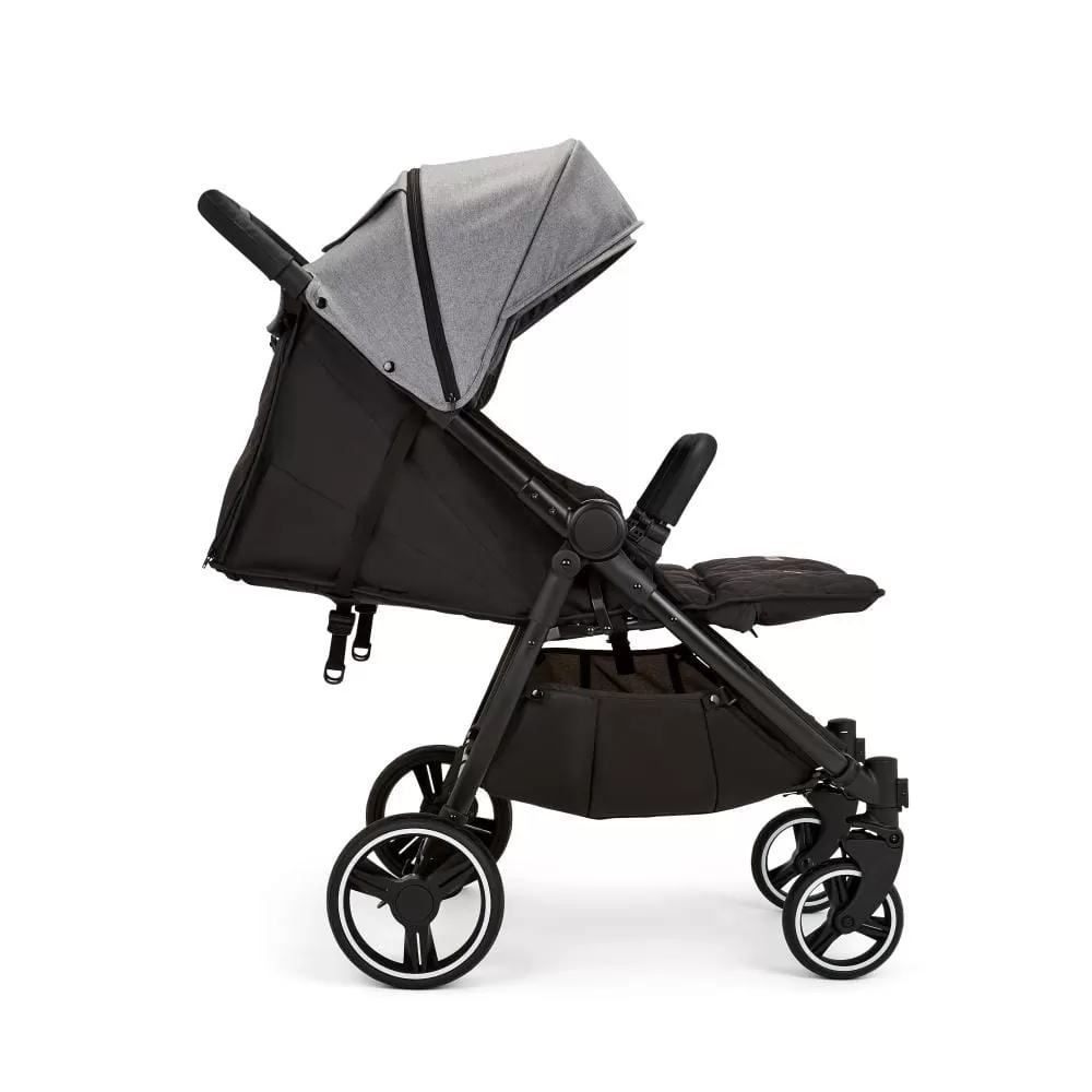 Ickle Bubba Venus Max Double Stroller Black / Space Grey / Black