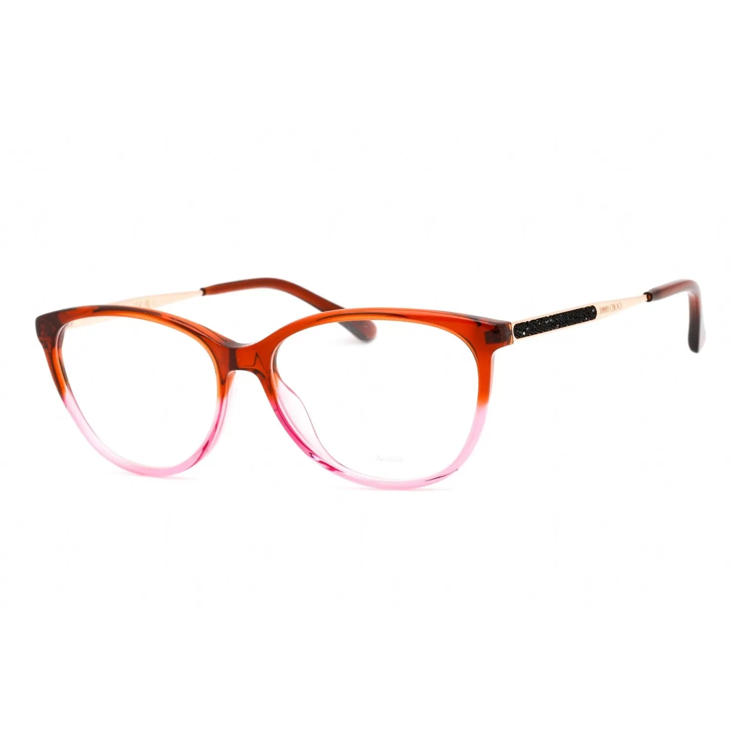 Jimmy Choo JC379 Eyeglasses BURG CHRY/Clear demo lens