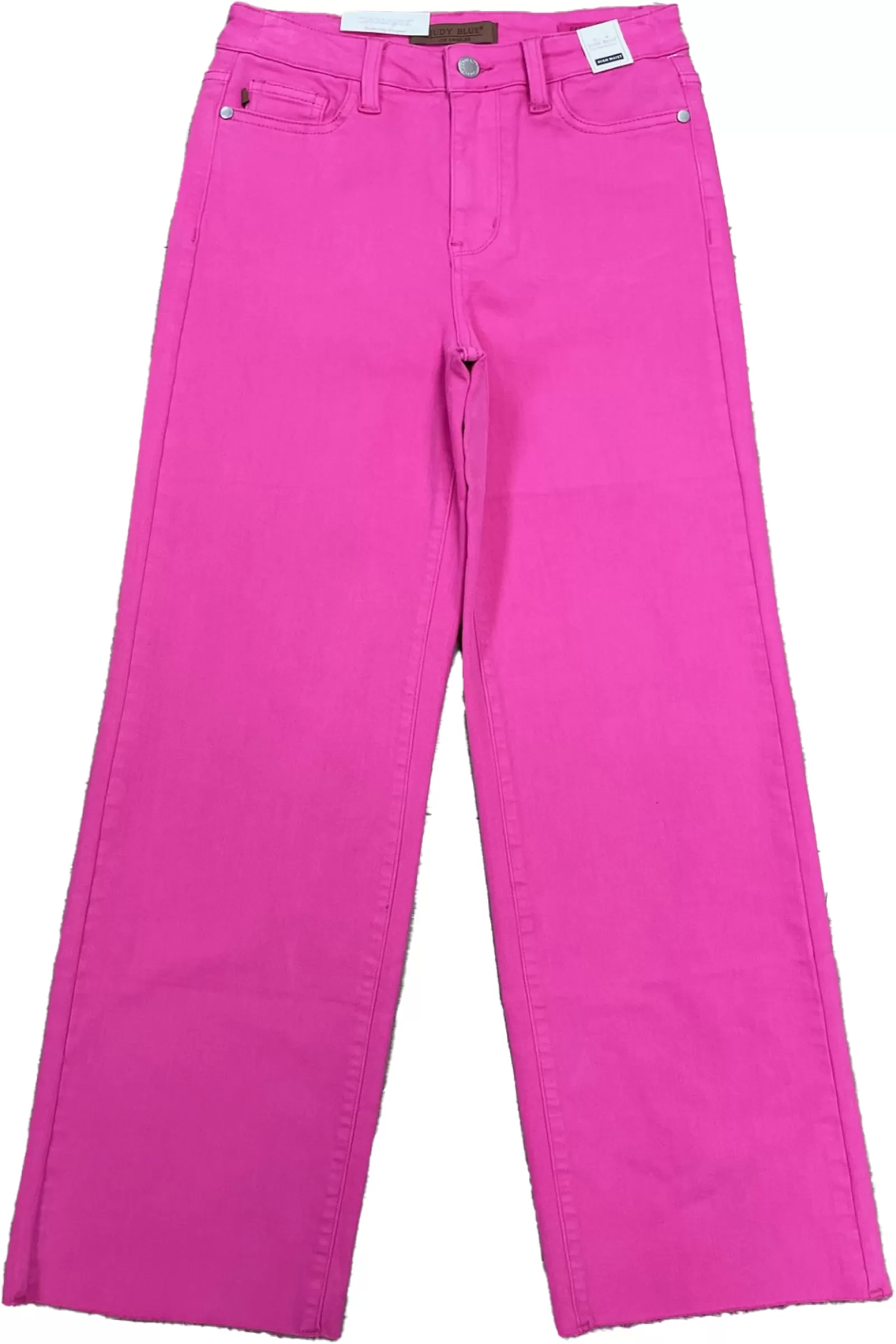 Judy Blue High Waist Garment Dyed 90's Straight-Pink