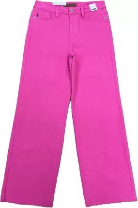 Judy Blue High Waist Garment Dyed 90's Straight-Pink