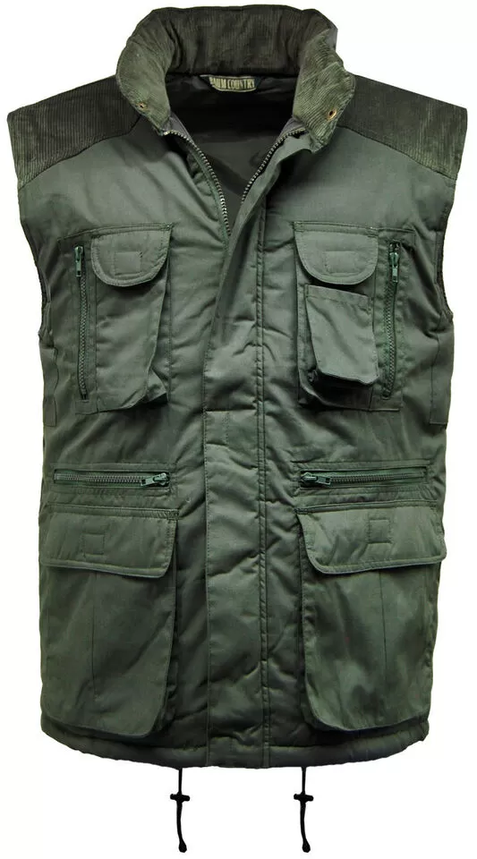 Kerosene Quilted Lined Mullti Pocket Bodywarmer