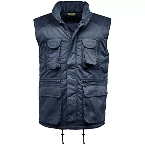 Kerosene Quilted Lined Mullti Pocket Bodywarmer