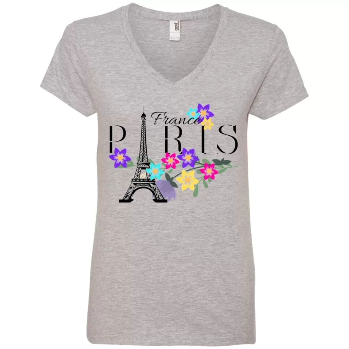 Ladies' Paris V-Neck T-Shirt Special Edition