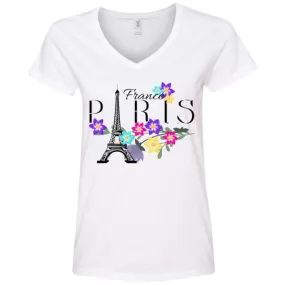 Ladies' Paris V-Neck T-Shirt Special Edition