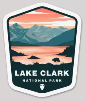 Lake Clark National Park Die Cut Sticker