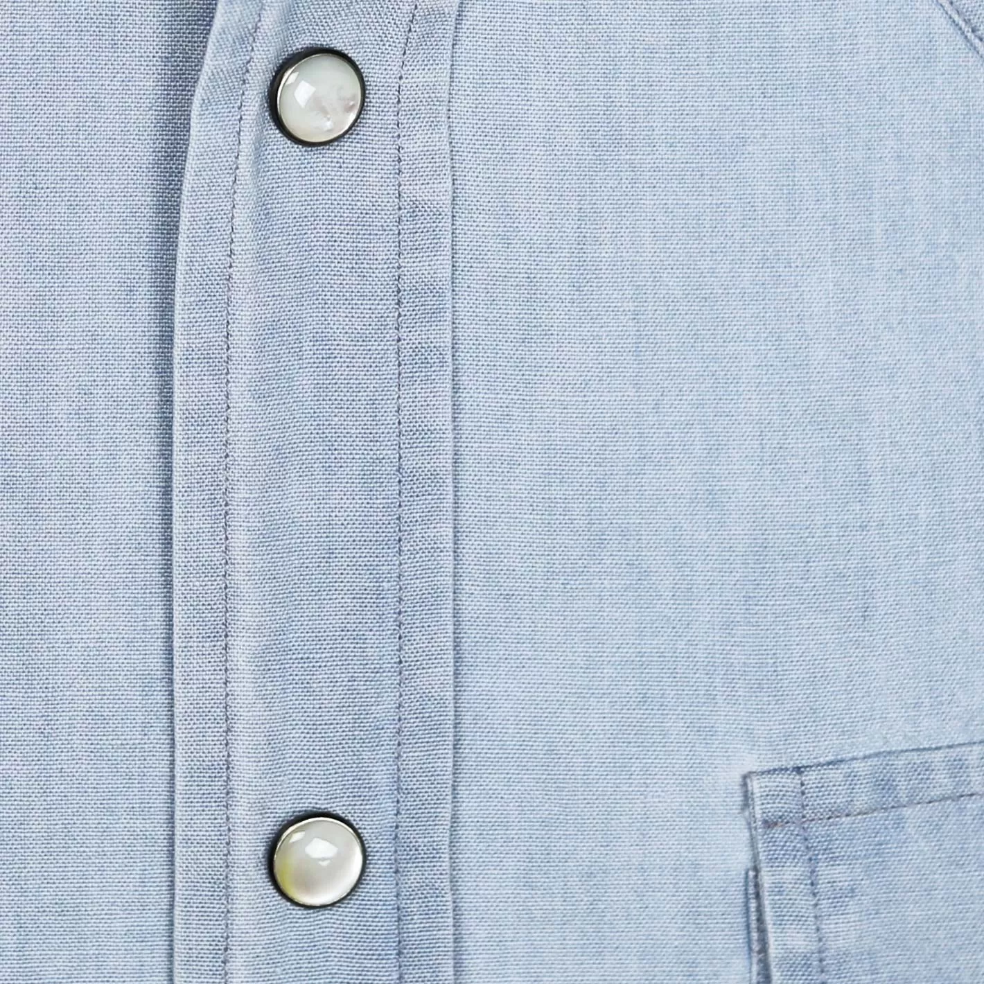 Light Blue Chambray Rodeo Shirt