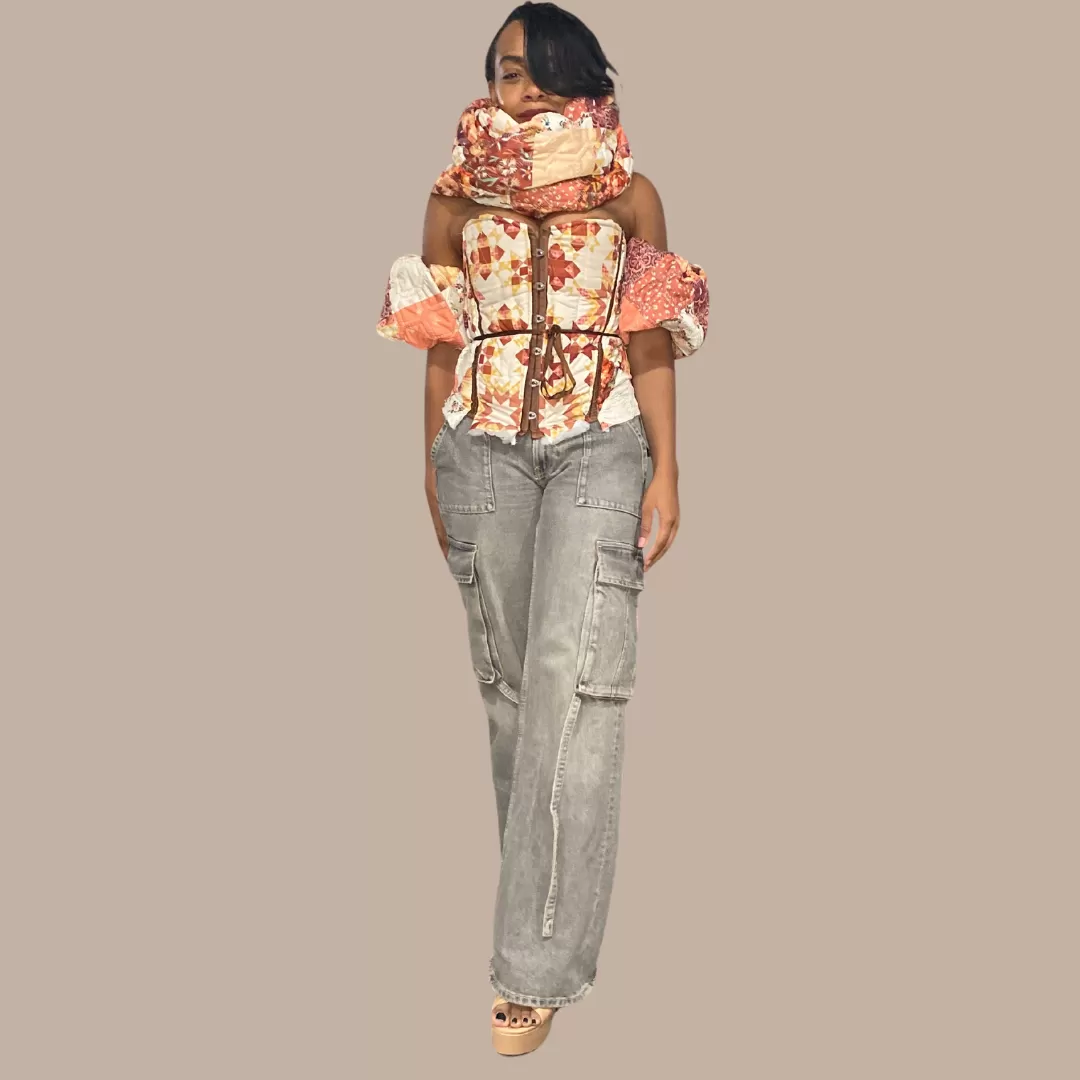 Long Quilted Scarf - Fashion Meets Function!