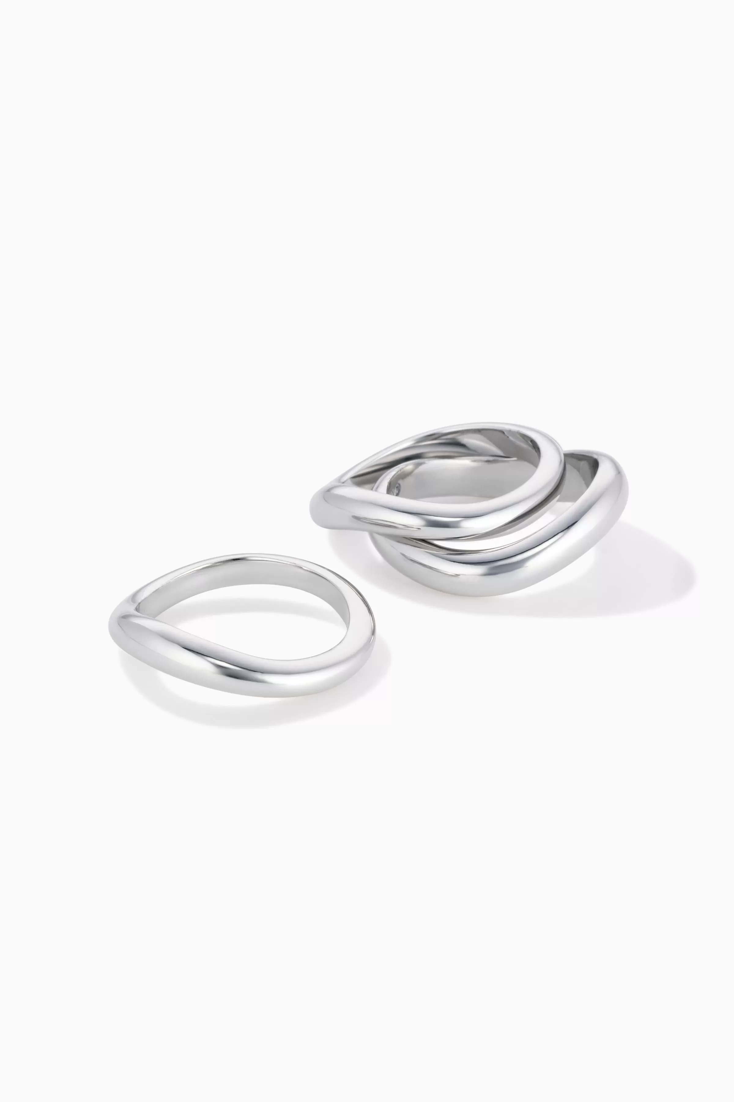 Margo Sculpted Ring Set of 3