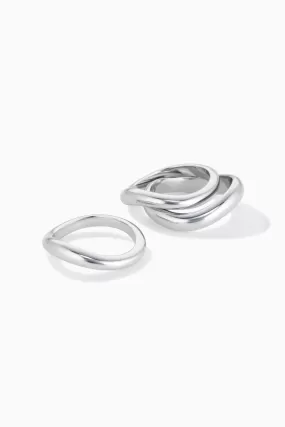 Margo Sculpted Ring Set of 3