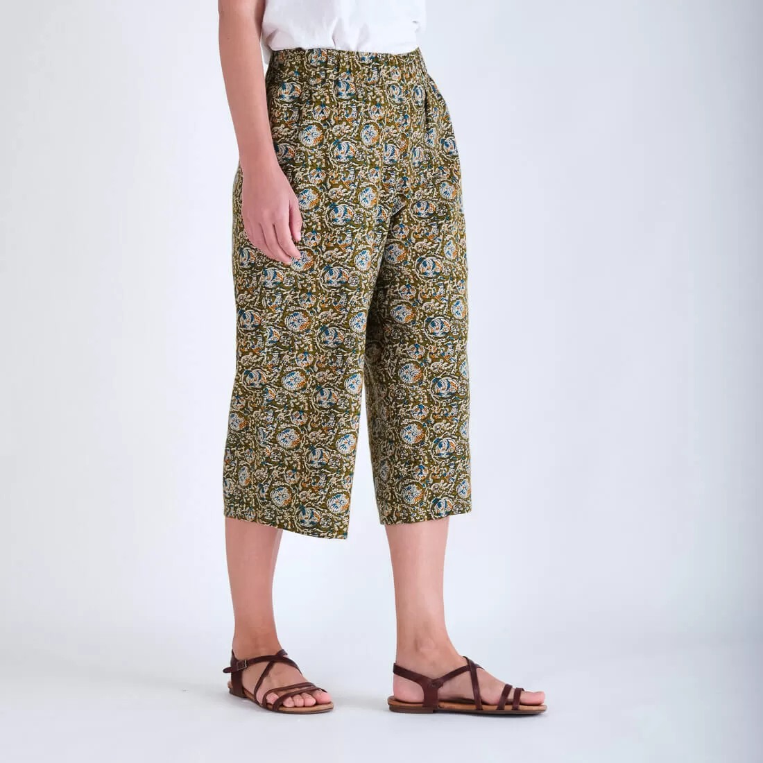 Mila Paisley Print Culottes