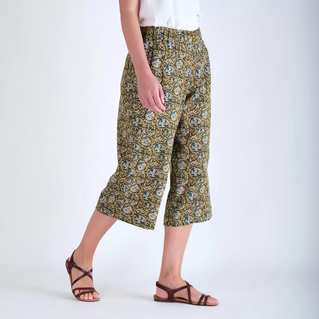 Mila Paisley Print Culottes