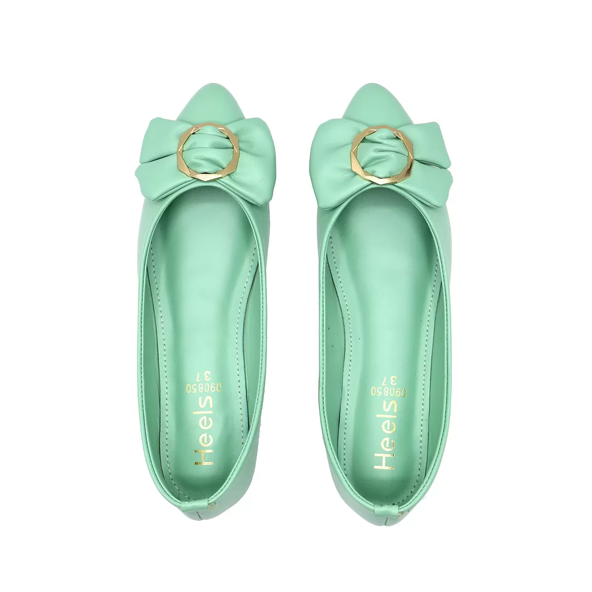 Mint Green Casual Pumps 090850